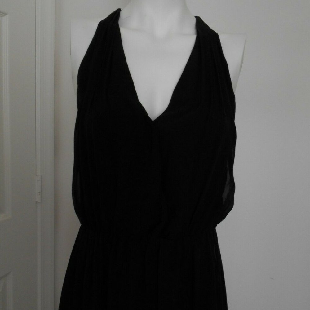 Alice + Olivia Silk Halter Maxi Dress Size Small - Picture 6 of 8